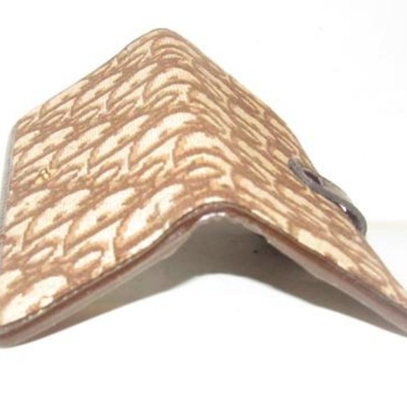 Dior Brown 'Trotter' Print Canvas Mirror Comb Case - Picture 4 of 12